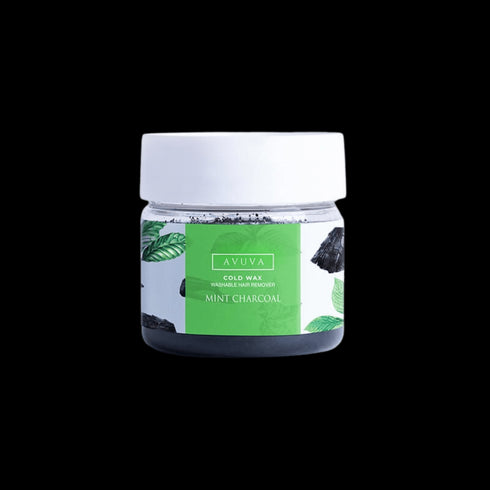 Avuva cold wax with charcoal and mint scent 228 gm - Avuva